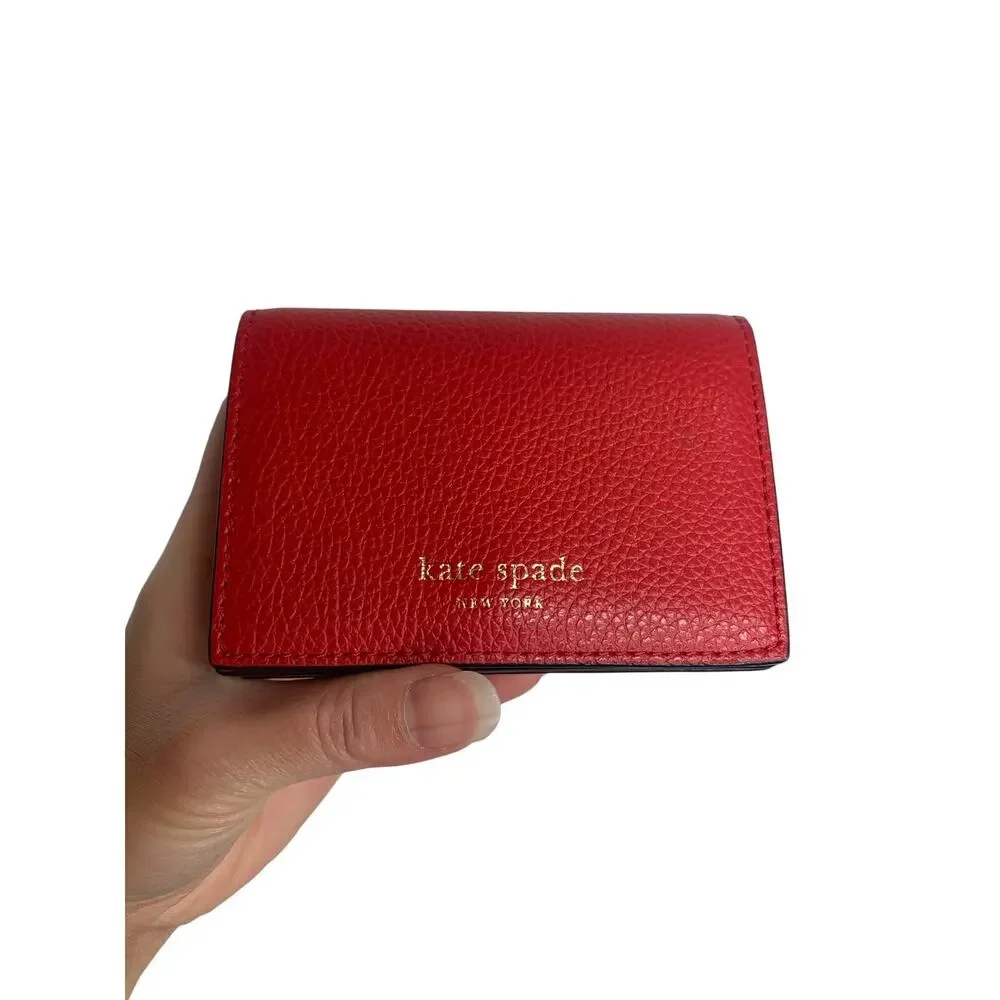 Kate Spade Card Holder Red Wallet